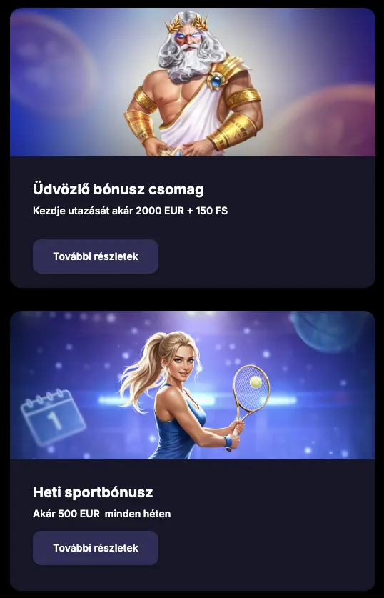 Bonuszok es promociok a Sierra Casino-ban